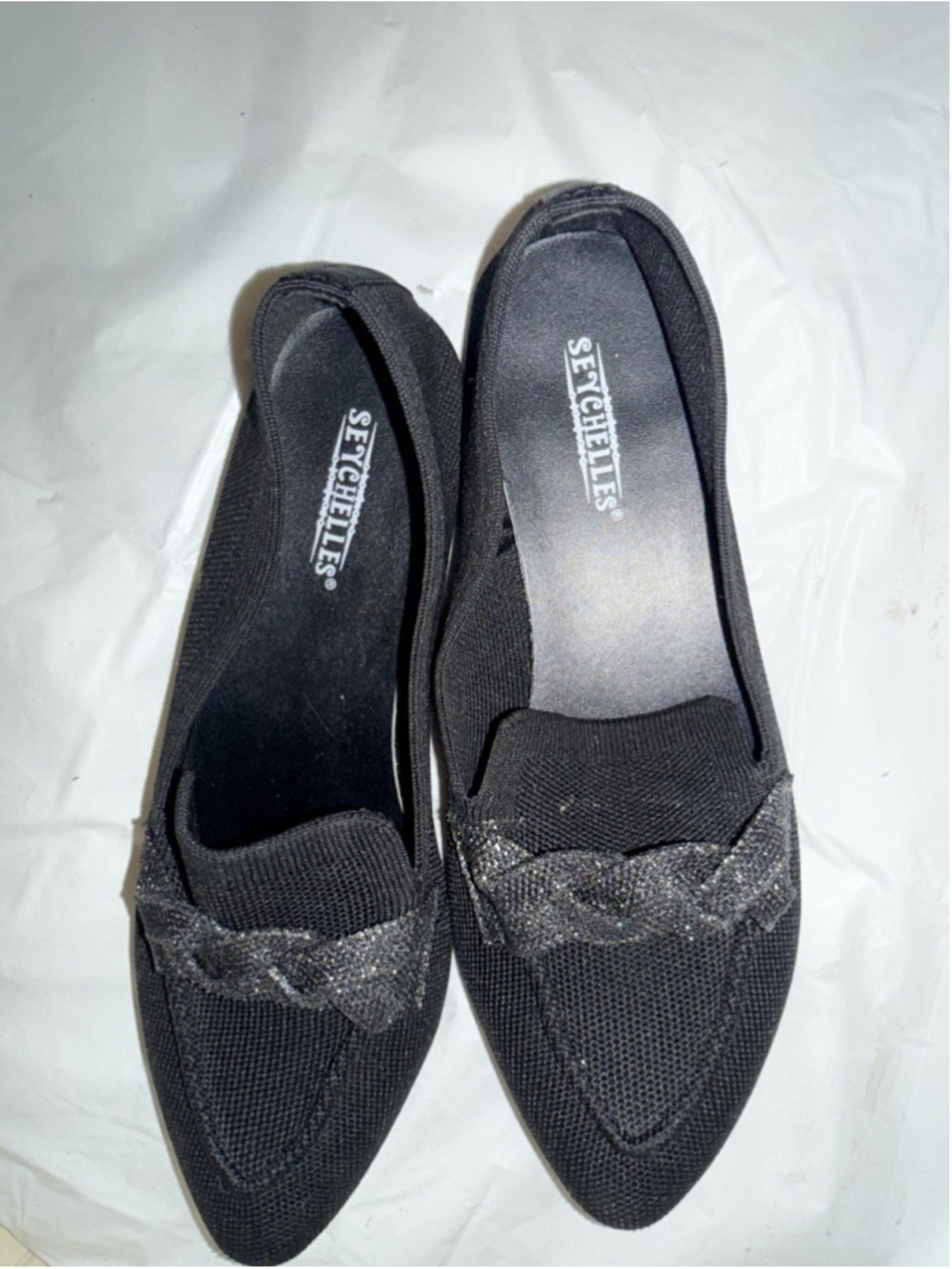 Seychelles Knit Braided loafer pointed toe size 7